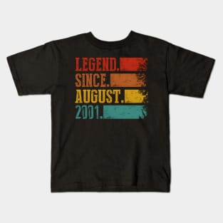 Born In August 2001 23Rd 23 Kids T-Shirt